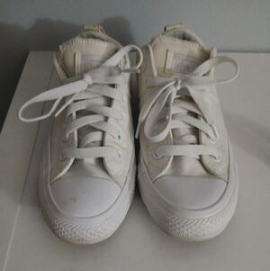 Converse Womens/ Kids Cream Sneakers